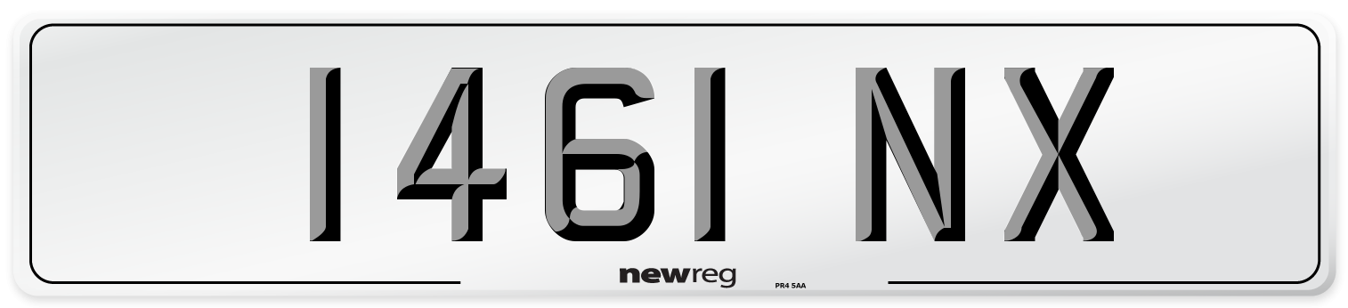 1461 NX Number Plate from New Reg